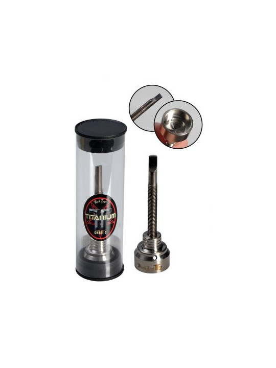 Titanium Carb Cap Dabber Mini 'Black Leaf'