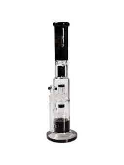 Bong 'Black Leaf' Drum Percolator Black cu Gheata H-460mm