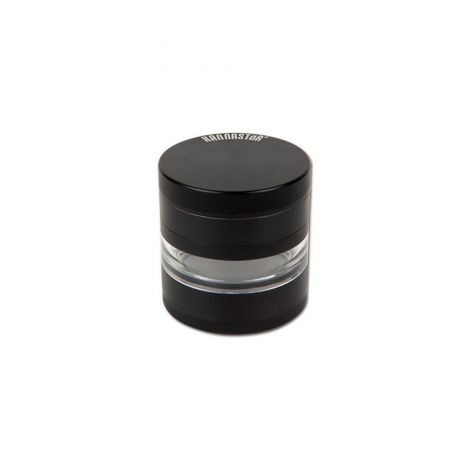 Grinder 'Kannastor' Solid Black cu Geam - 4Part Ø-63mm