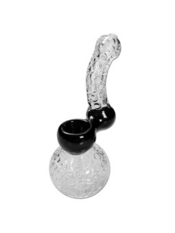 Pipa cu Apa 'Crystal' Black Bubbler