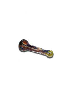 Pipa 'Black Leaf' cu dungi Albastre & Verzi