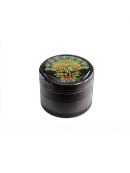 Grinder 'Black Leaf' Skull Leaf - 4Part Ø-50mm