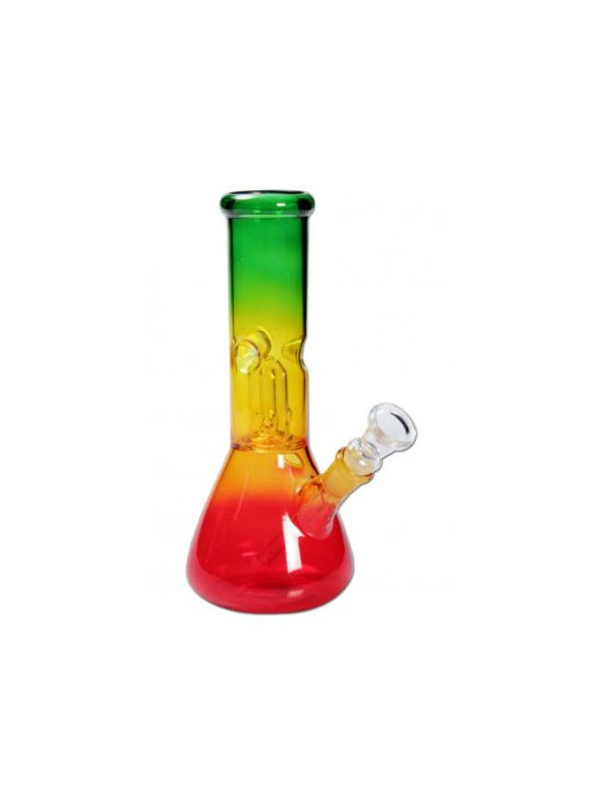 Bong 'Rasta' Dome Percolator Mini cu Gheata H-210mm