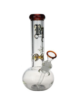 Bong 'Black Leaf' Amber cu Gheata H-300mm