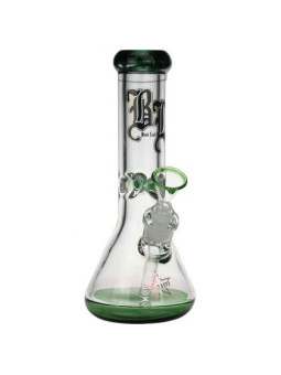 Bong 'Black Leaf' Ice Amber H-300mm
