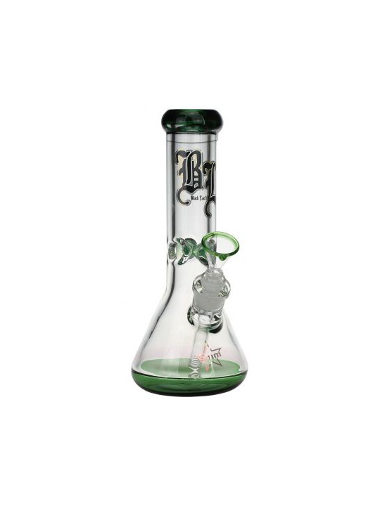 Bong 'Black Leaf' Ice Amber H-300mm