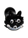 Pipa 'Black Leaf' Cat Face