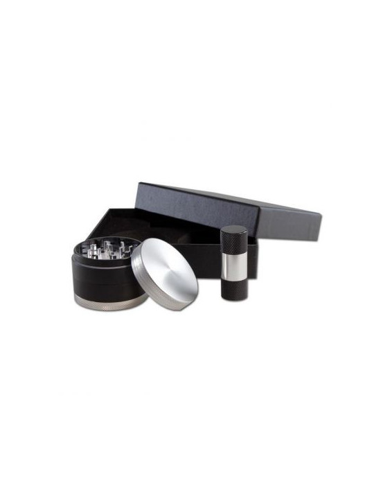 Grinder 'Black Leaf' Pollen Presser - 4Part Ø-63mm