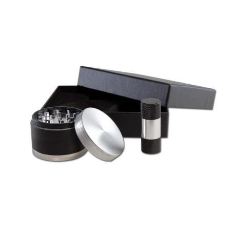 Grinder 'Black Leaf' Pollen Presser - 4Part Ø-63mm
