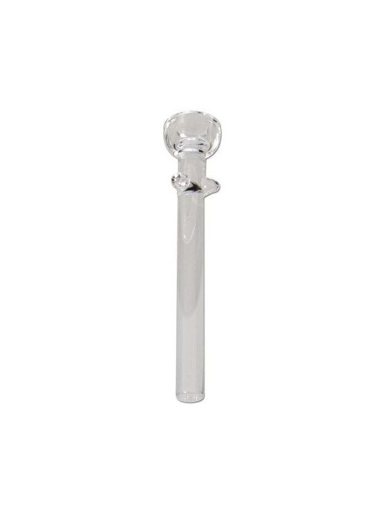 Quartz Glass 'Black Leaf' Oil Needle
