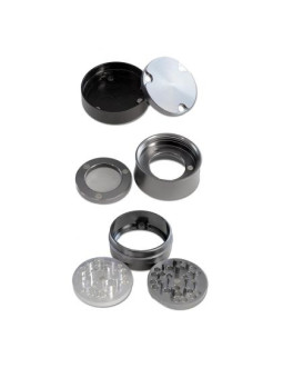 Grinder 'Mind' Aluminium - 4Part Ø-52mm