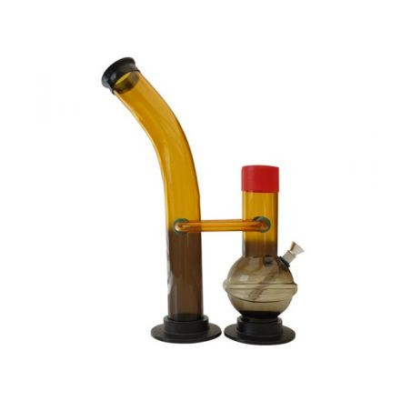 Bong 'Rasta' Acylic Double H-310mm