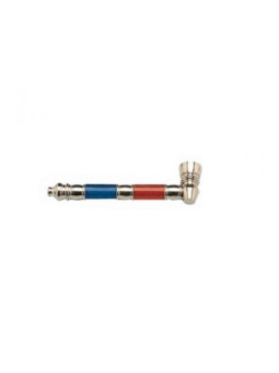 Pipa 'BlueRed' Metal / Plastic