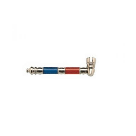 Pipa 'BlueRed' Metal / Plastic