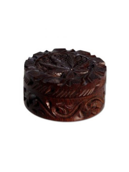 Grinder 'Rosewood' Carved Leaf - 2Part Ø-45mm