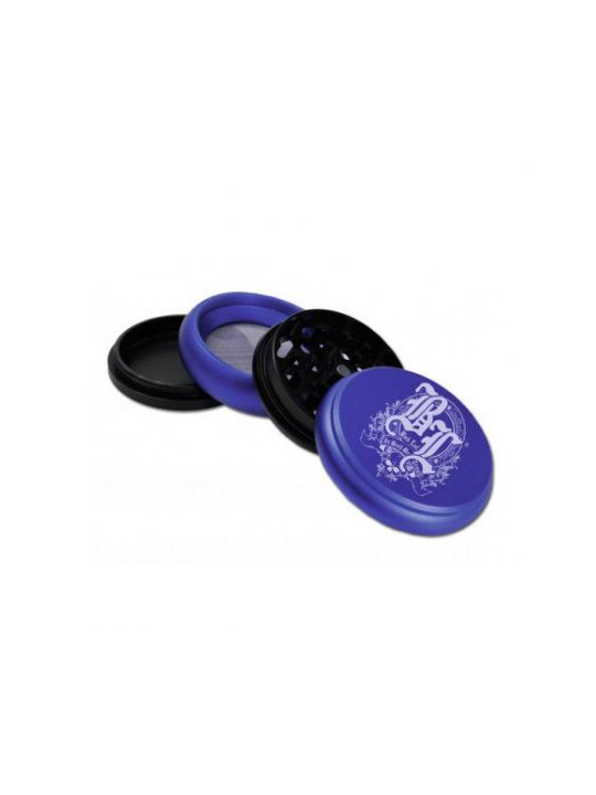 Grinder 'Black Leaf' In Weed We Trust 'Aluminium' - 4 Part Ø-62mm