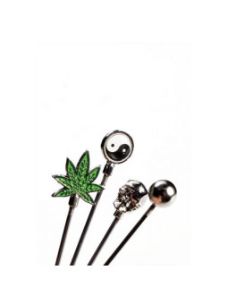 Ustensila 'Black Leaf' Mix - x4buc.