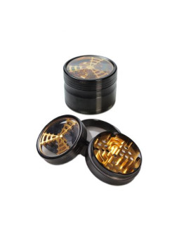 Grinder 'Mill' Din Aluminiu Cu Geam 4-Part Ø-62mm