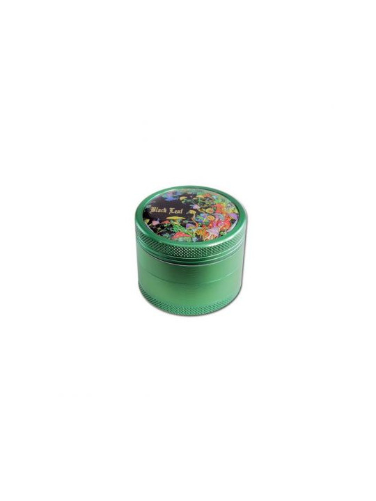 Grinder 'Black Leaf' Mushroom - 4Part Ø-50mm