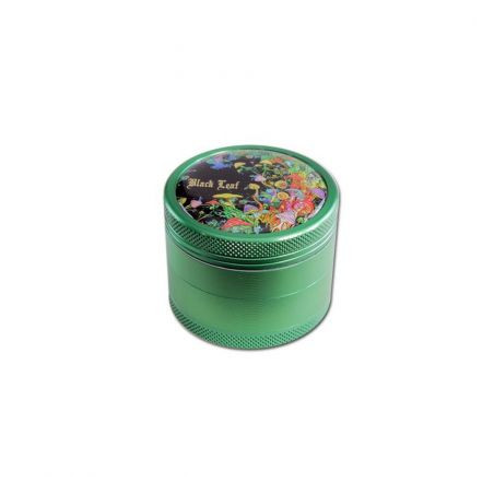 Grinder 'Black Leaf' Mushroom - 4Part Ø-50mm