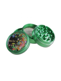 Grinder 'Black Leaf' Mushroom - 4Part Ø-50mm