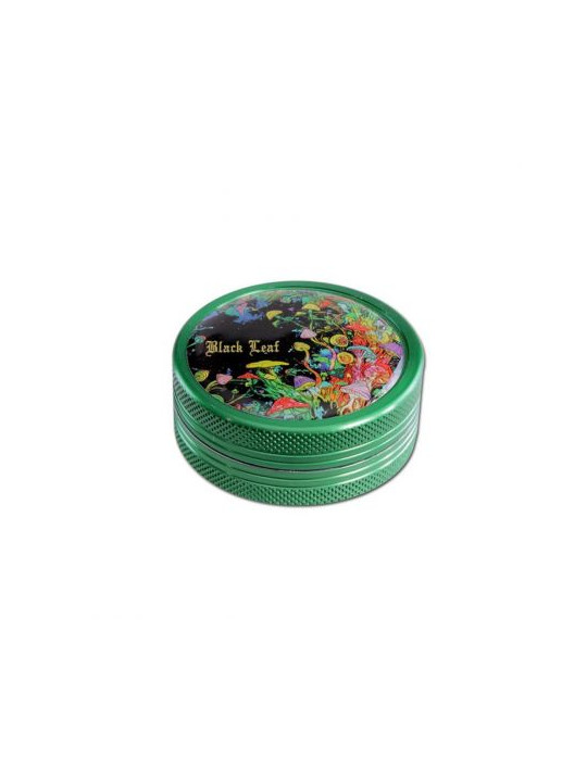 Grinder 'Black Leaf' Mushroom - 2Part Ø-50mm