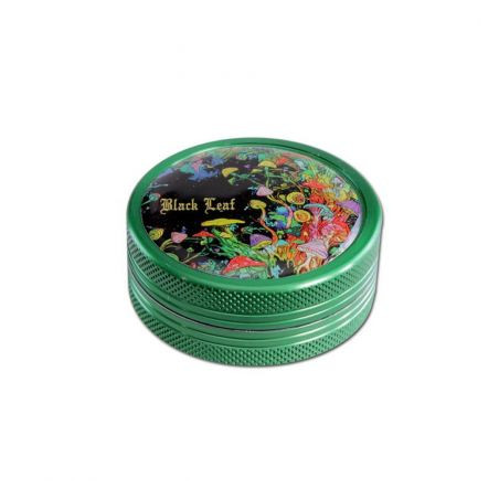 Grinder 'Black Leaf' Mushroom - 2Part Ø-50mm