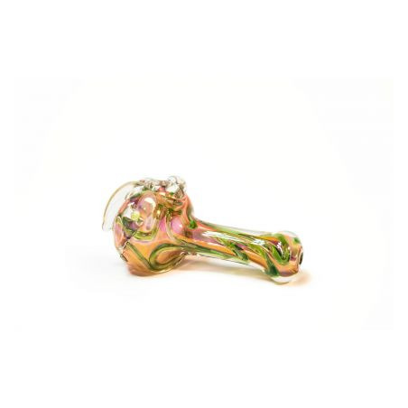 Pipa Din Sticla Heavy Gold Fumed