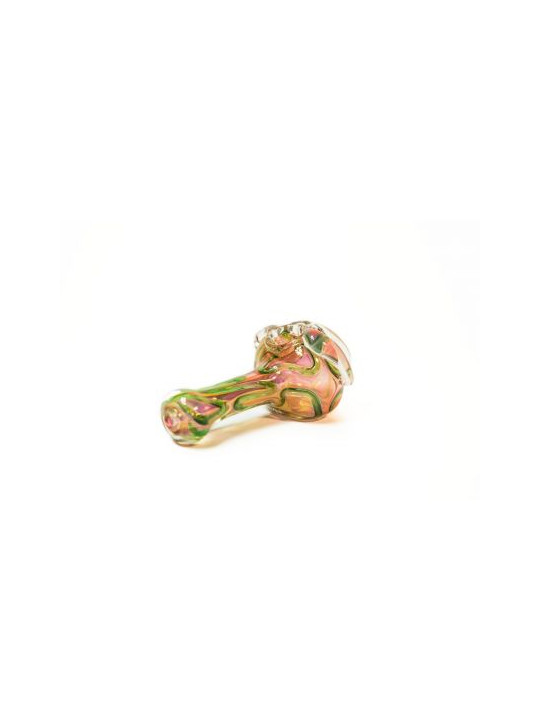 Pipa Din Sticla Heavy Gold Fumed