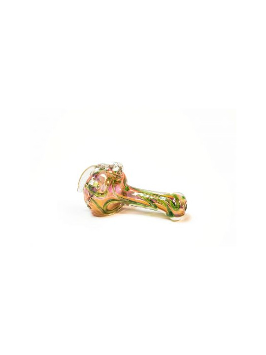 Pipa Din Sticla Heavy Gold Fumed