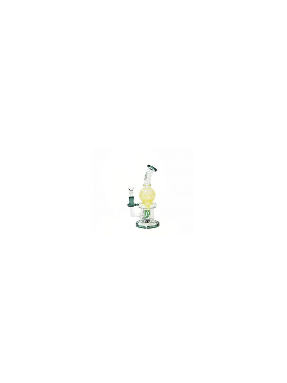 Bong 'sixBglass' Stemless GoG Recycler H-130mm