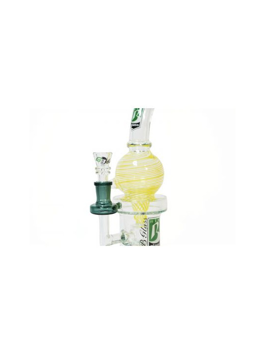 Bong 'sixBglass' Stemless GoG Recycler H-130mm