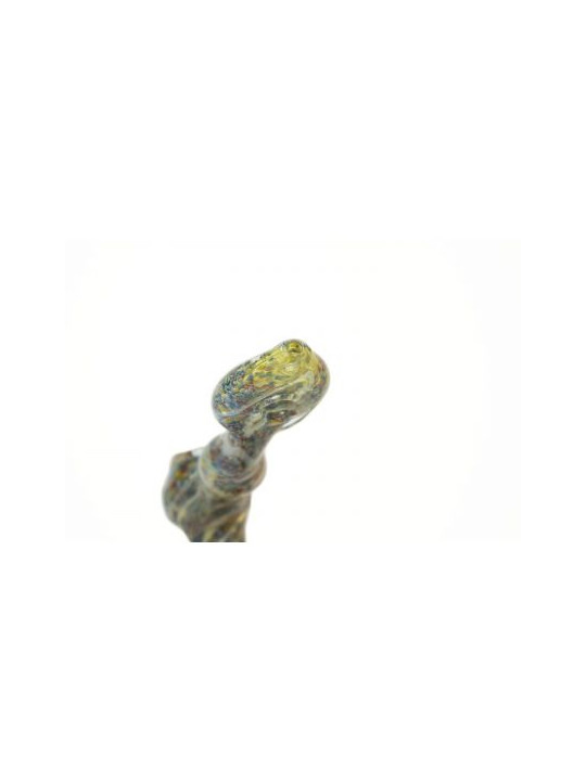 Pipa ' sixBglass' Large Silver Fumed