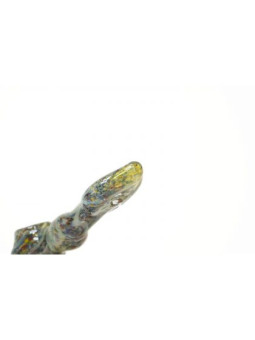 Pipa ' sixBglass' Large Silver Fumed