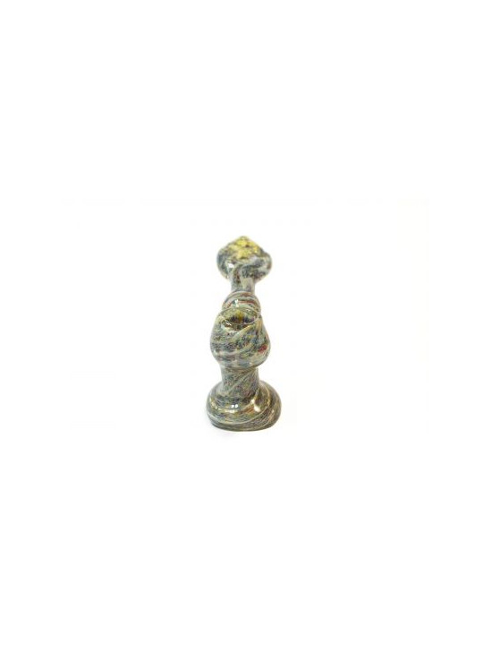 Pipa ' sixBglass' Large Silver Fumed
