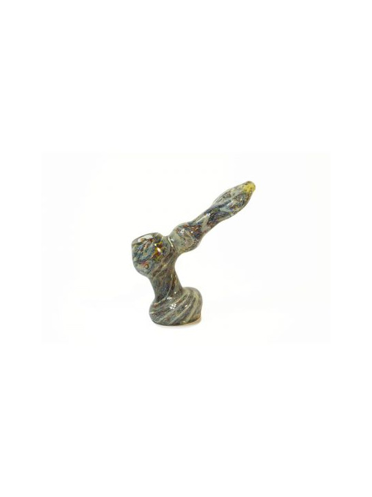 Pipa ' sixBglass' Large Silver Fumed