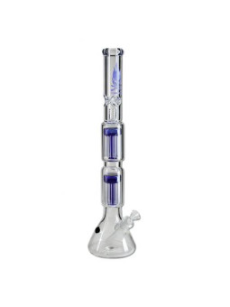 Bong 'Black Leaf' Flaming Skull H-570mm