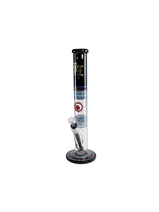Bong 'Black Leaf' Psyclops Cylinder H-430mm