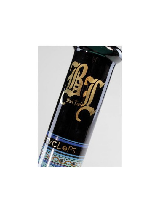 Bong 'Black Leaf' Psyclops Cylinder H-430mm