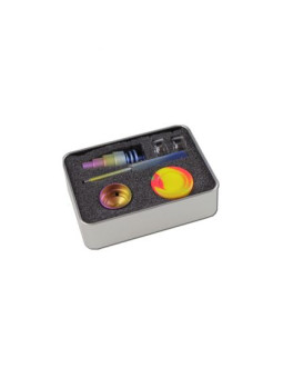 Set 'Titanium' Pentru Ulei Glass Pan + Dabber