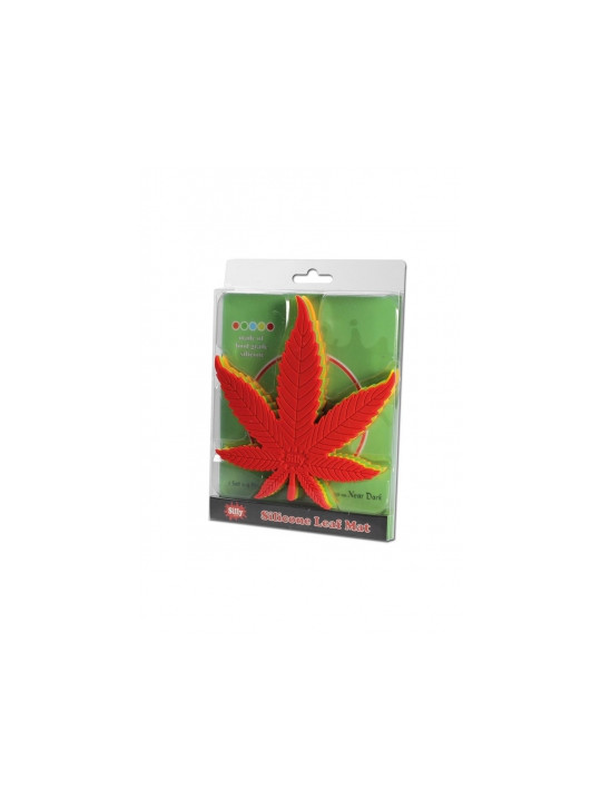 'Oil Black Leaf' 'Silly' Silicone Pad Leaf shape