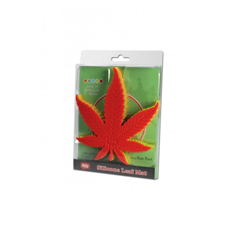 'Oil Black Leaf' 'Silly' Silicone Pad Leaf shape
