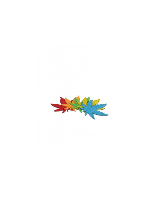 'Oil Black Leaf' 'Silly' Silicone Pad Leaf shape