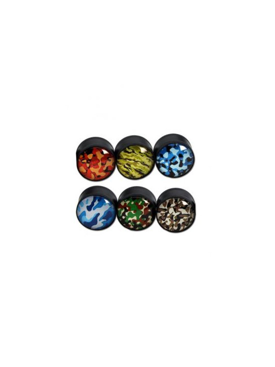 Grinder 'Black Leaf' Zinc - 3Part Ø-51mm