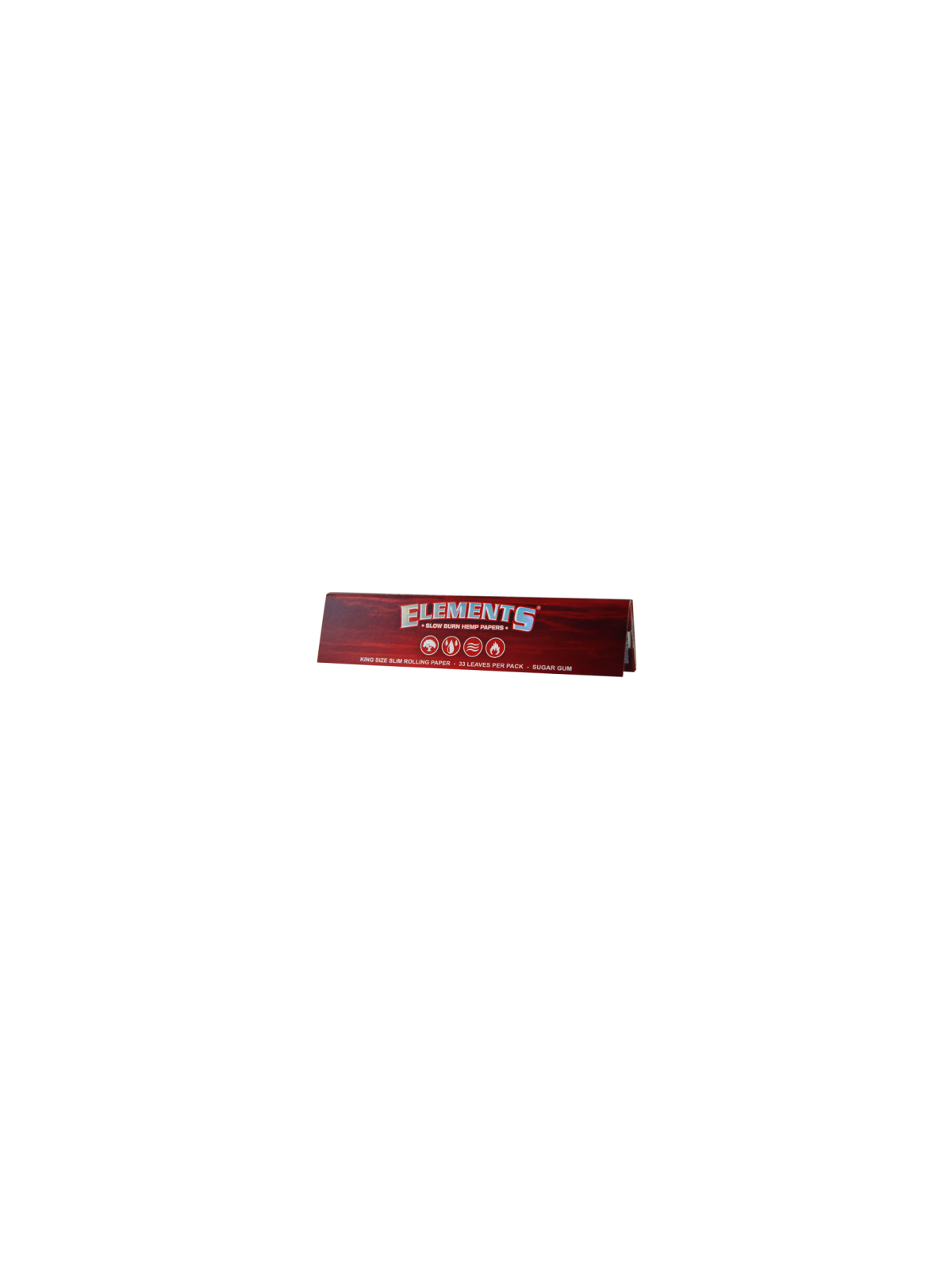 Foite din canepa King Size Slim 'Elements' Red