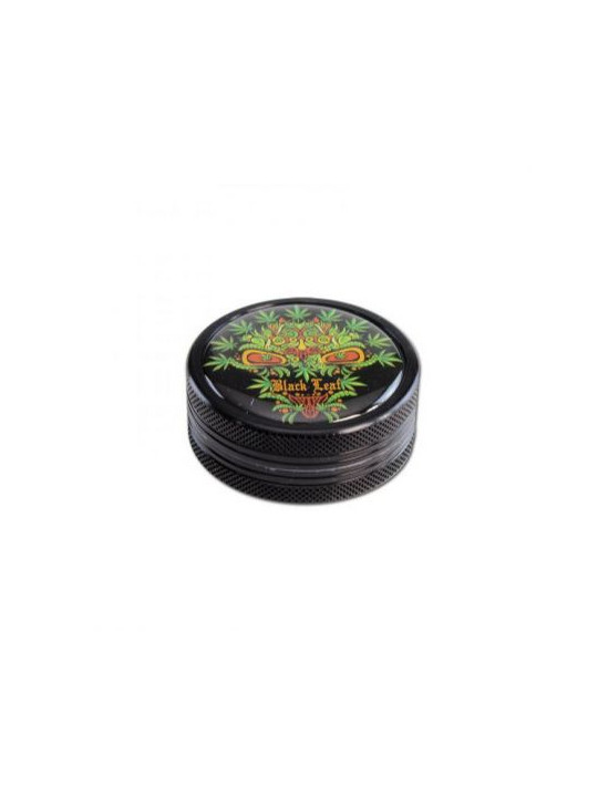 Grinder 'Black Leaf' Skull Leaf - 2Part Ø-50mm