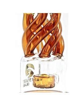 Bong 'Tsunami' Shower Head Twist Perc Recycler H-300mm