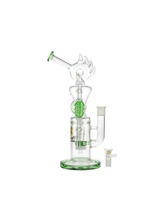 Bong 'Tsunami' Shower Head Donut Recycler H-450mm