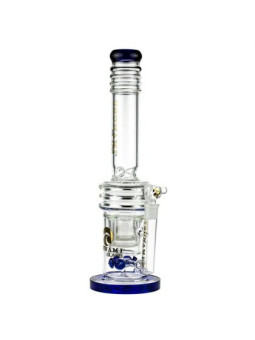 Bong 'Tsunami' Button Double Honeycomb Perc H-400mm