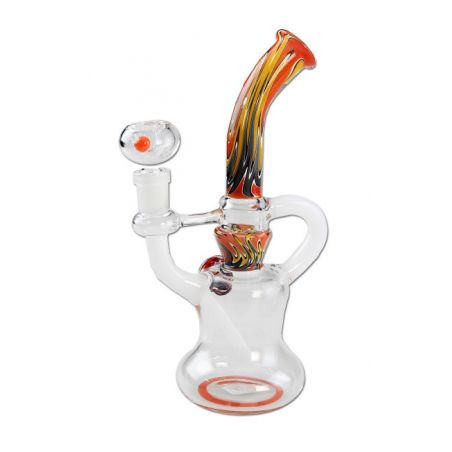 Bong Recycler Glass H-210mm